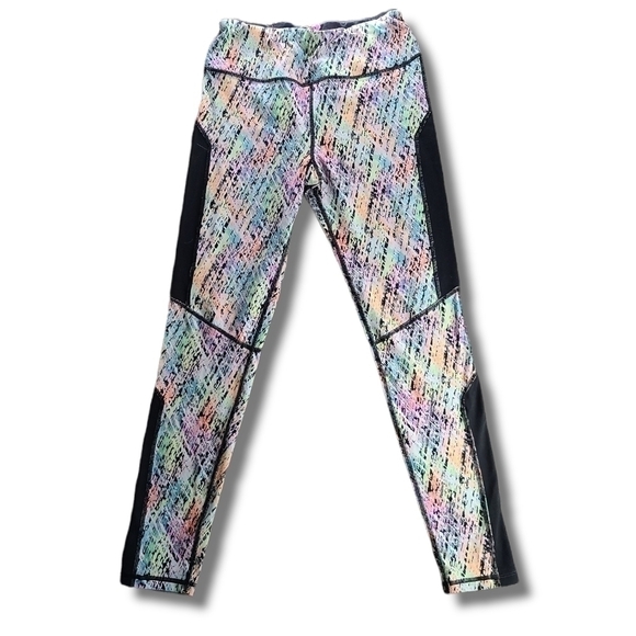 Vsx Sport Knockout by VS Blue Pink Orange Yellow Tight Leggings - Picture 1 of 3